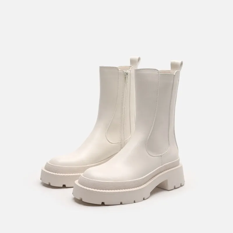 New Women's Luxury Brand Platform Winter Boots