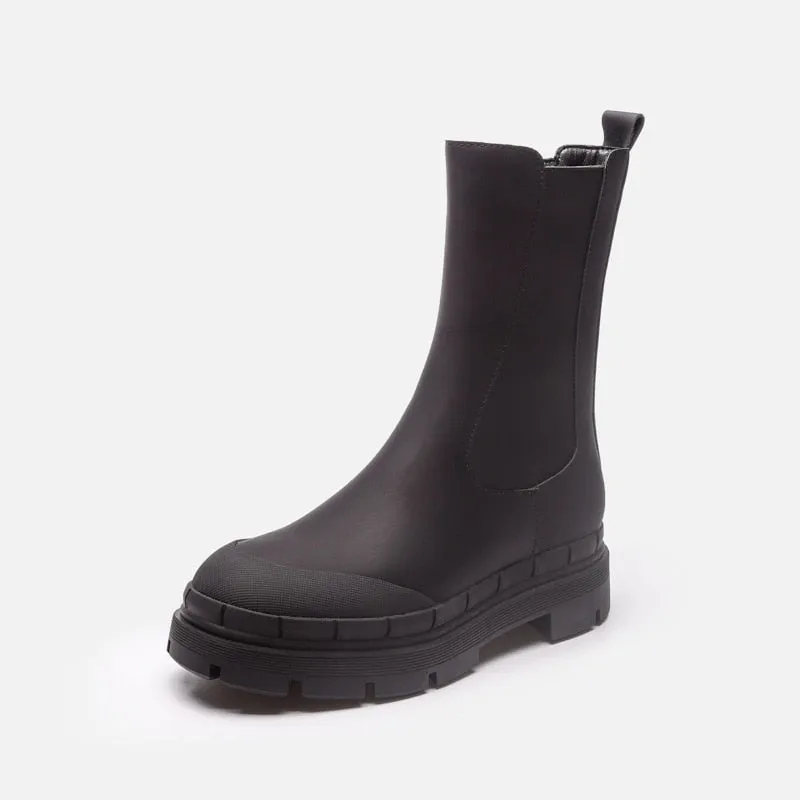 New Women's Luxury Brand Platform Winter Boots