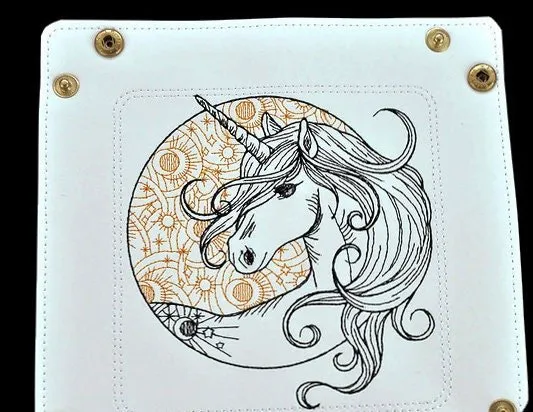 Night Unicorn dice tray