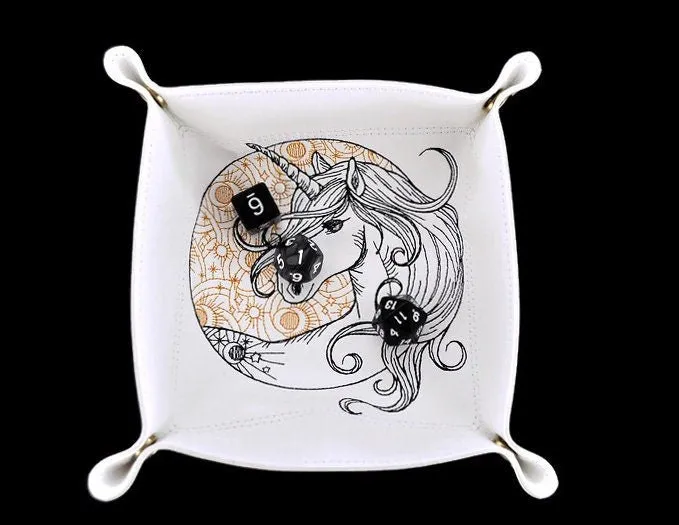 Night Unicorn dice tray