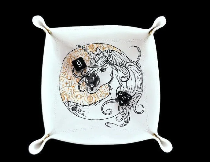 Night Unicorn dice tray