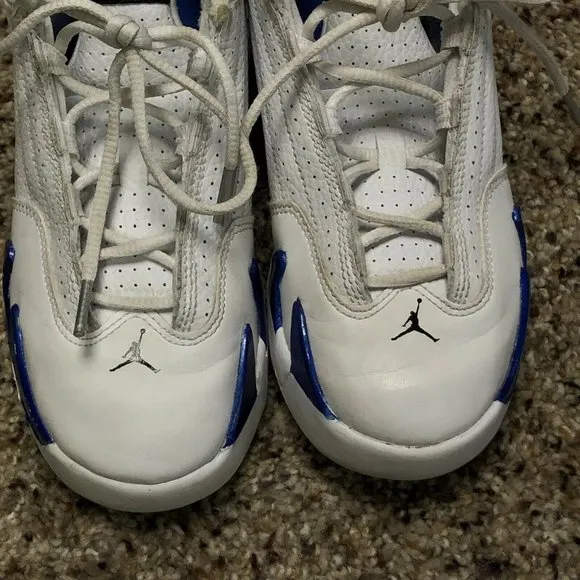 Nike Air Jordan 14 Hyper Royal GS Sneakers Size 2Y
