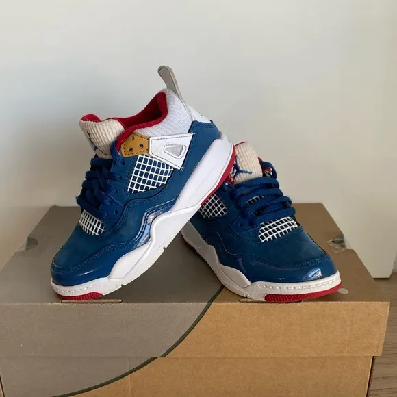 Nike Air Jordan 4 Retro Messy Room Toddler Sneakers- SZ 11 C