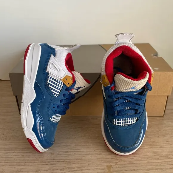 Nike Air Jordan 4 Retro Messy Room Toddler Sneakers- SZ 11 C