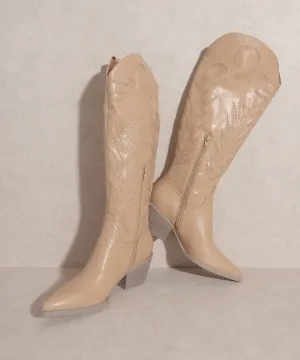 Oasis Society Samara - Embroidered Tall Western Boots