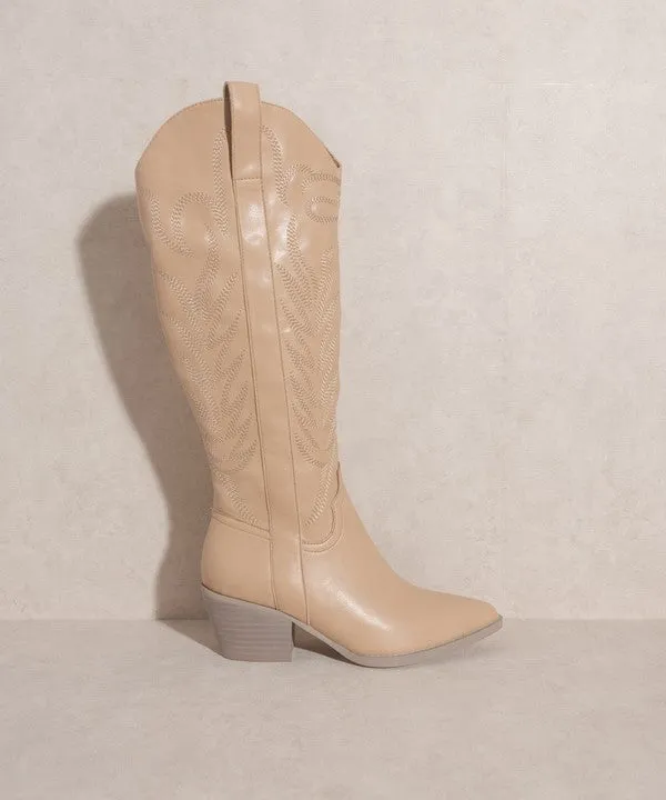 Oasis Society Samara - Embroidered Tall Western Boots