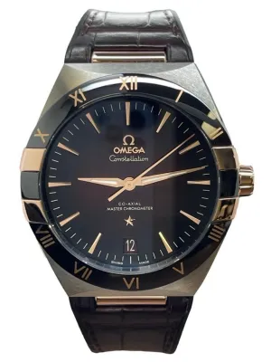 Omega Constellation 41mm 131.23.41.21.11.001 Burgundy Dial Automatic Men's Watch