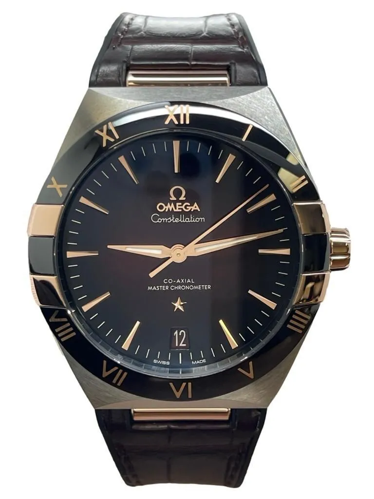 Omega Constellation 41mm 131.23.41.21.11.001 Burgundy Dial Automatic Men's Watch