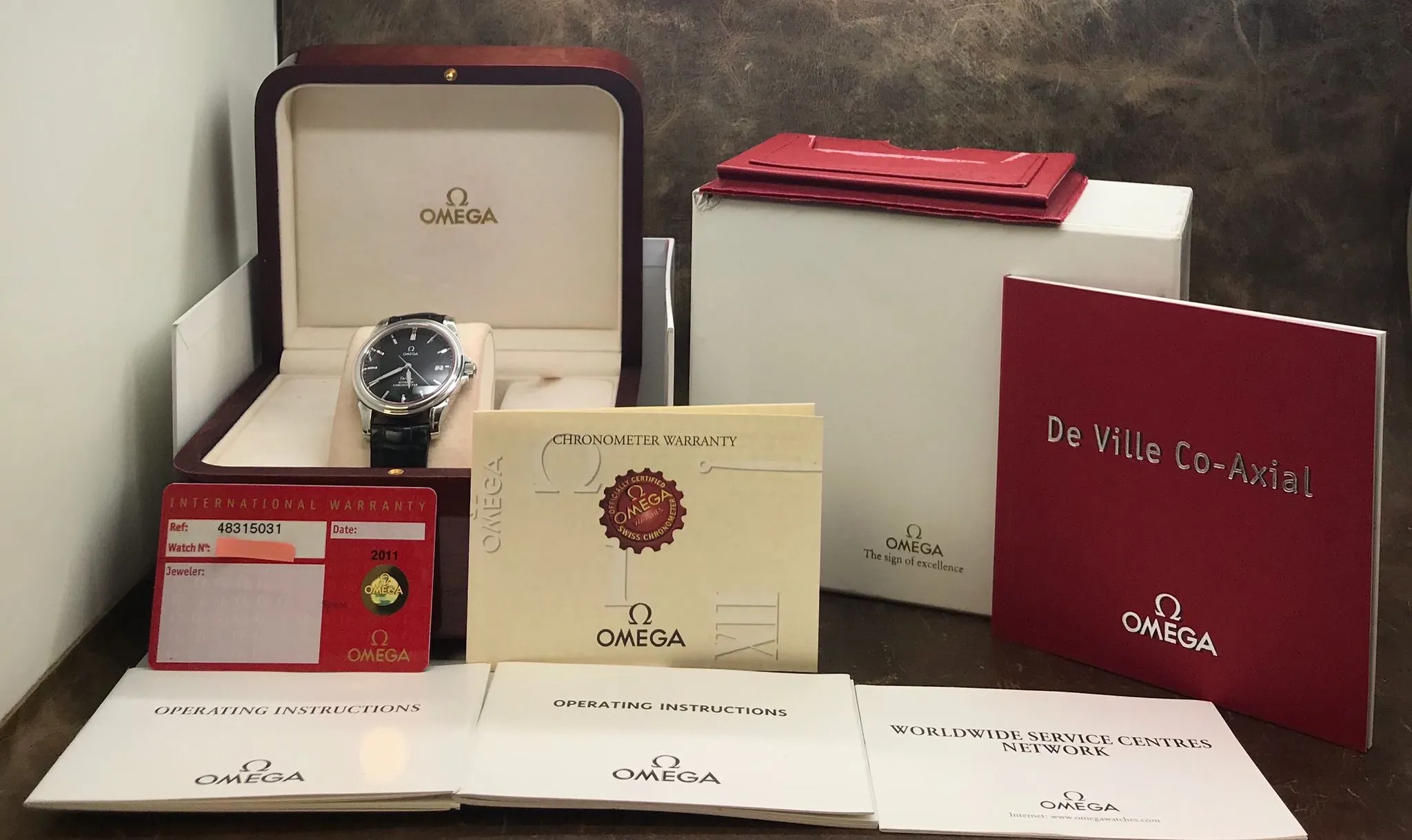 Omega De Ville 4831.50.31 Black Dial Automatic Men's Watch