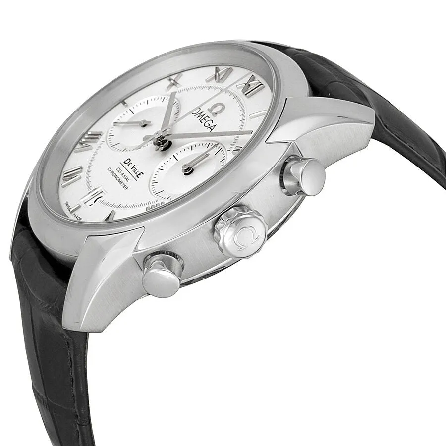 Omega De Ville White Dial Chronograph Men's Watch 431.13.42.51.02.001