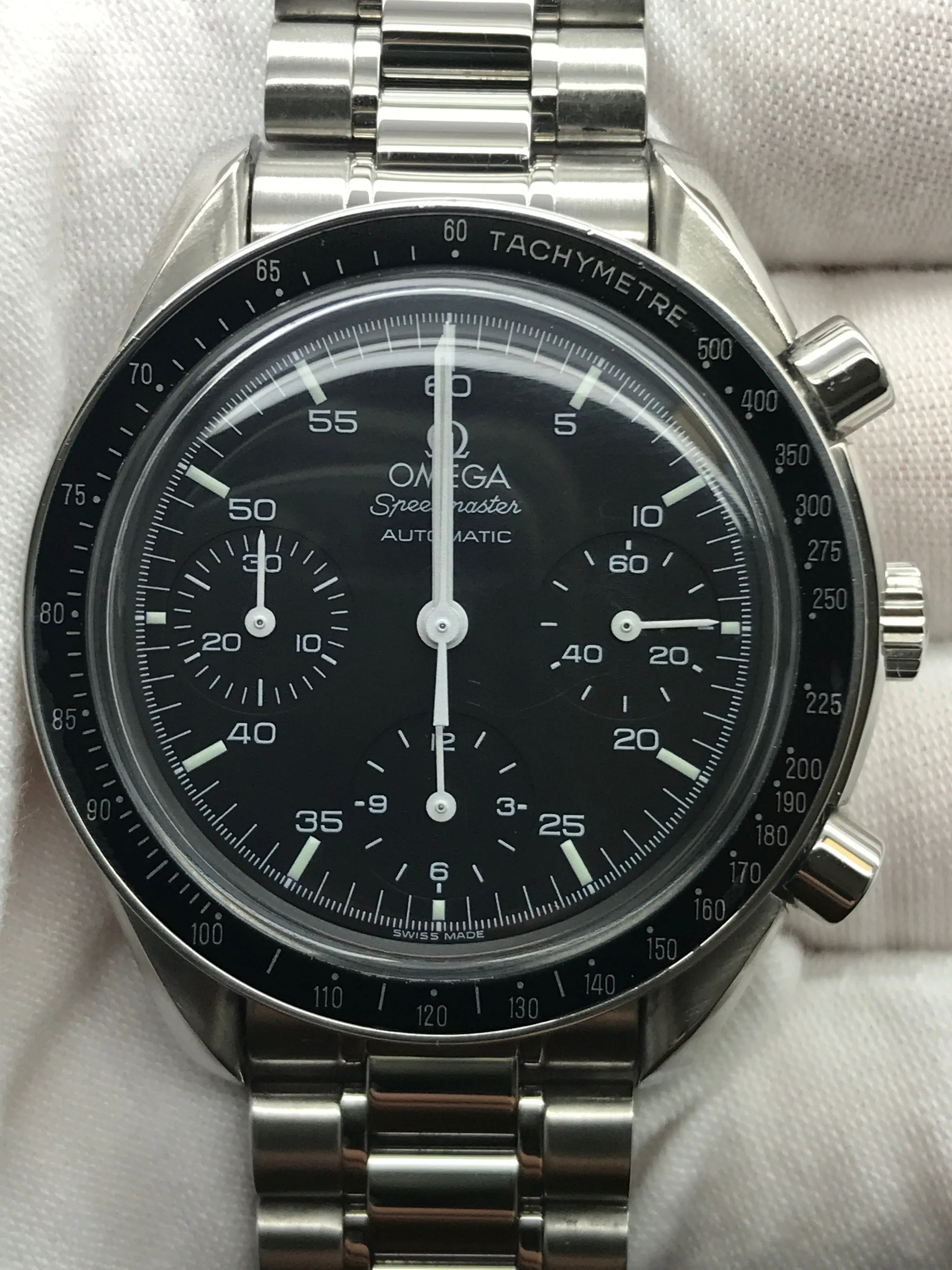 Omega Speedmaster 39mm 175.0032.1 Black Dial Automatic Men's Watch