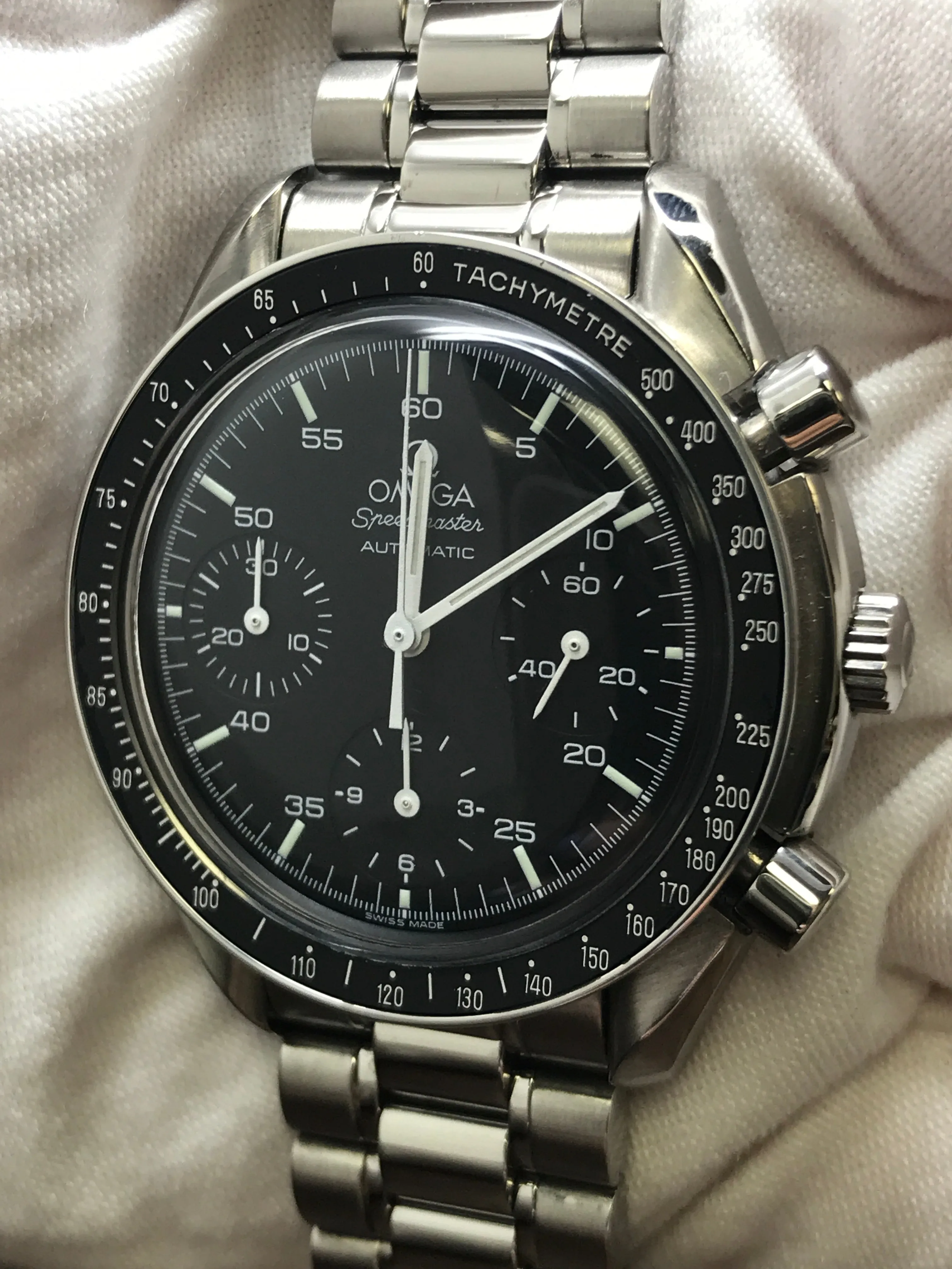 Omega Speedmaster 39mm 175.0032.1 Black Dial Automatic Men's Watch