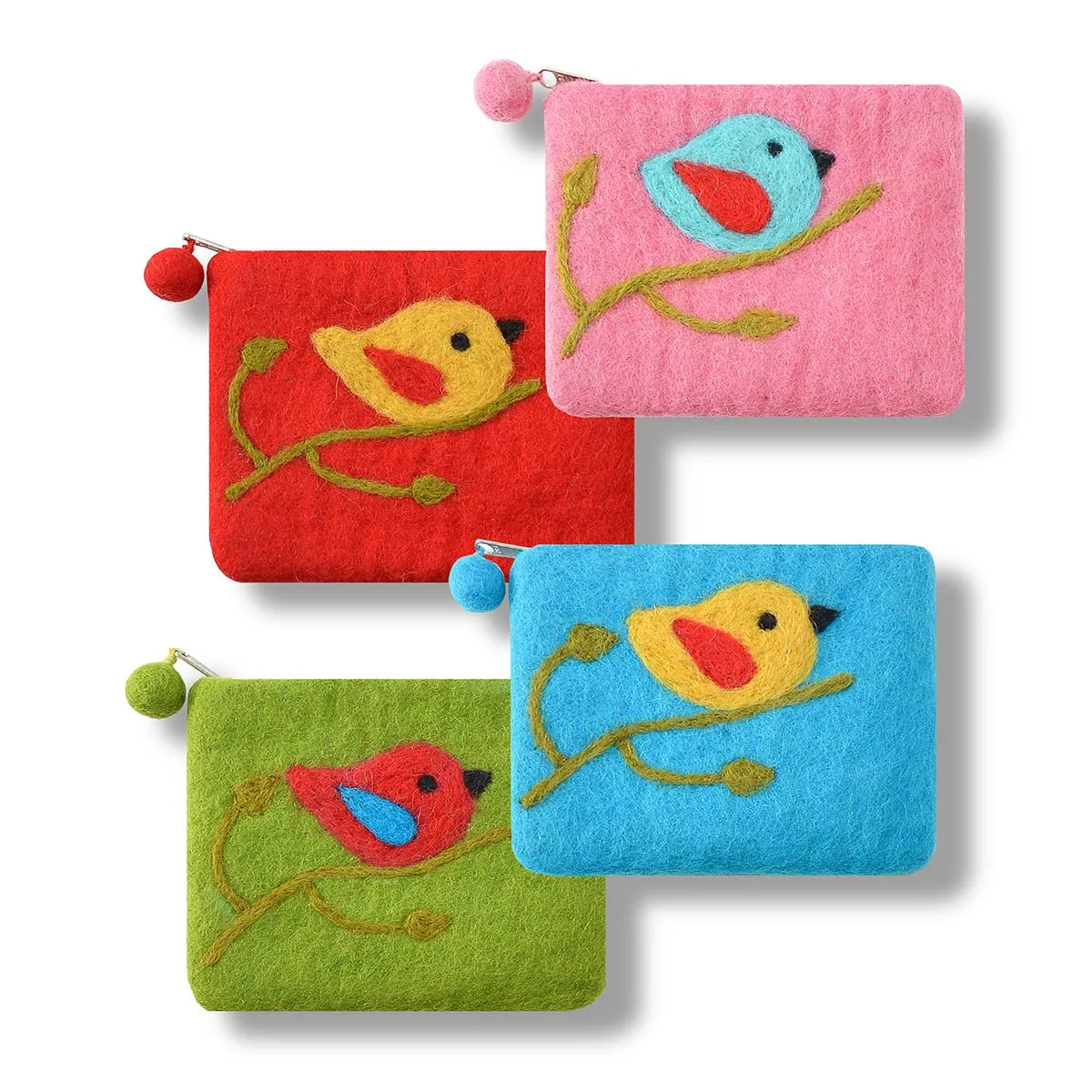 One Bird Design Coin Purse