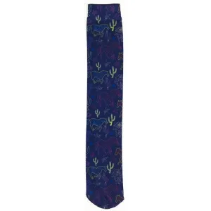Ovation Ladies Zocks Boot Socks-Cacti Horse