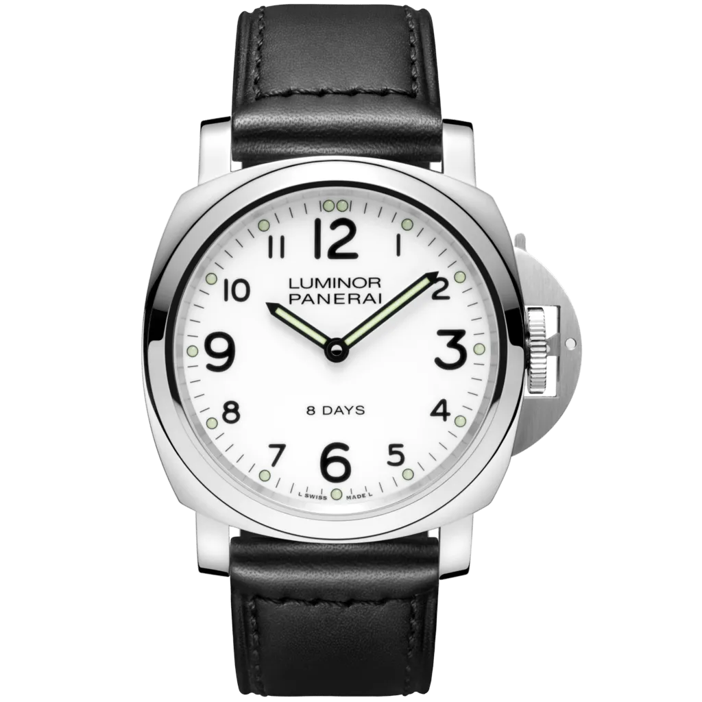 PANERAI LUMINOR BASE 8 DAYS ACCIAIO - 44MM MEN WATCH PAM00561