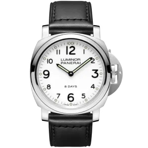 PANERAI LUMINOR BASE 8 DAYS ACCIAIO - 44MM MEN WATCH PAM00561