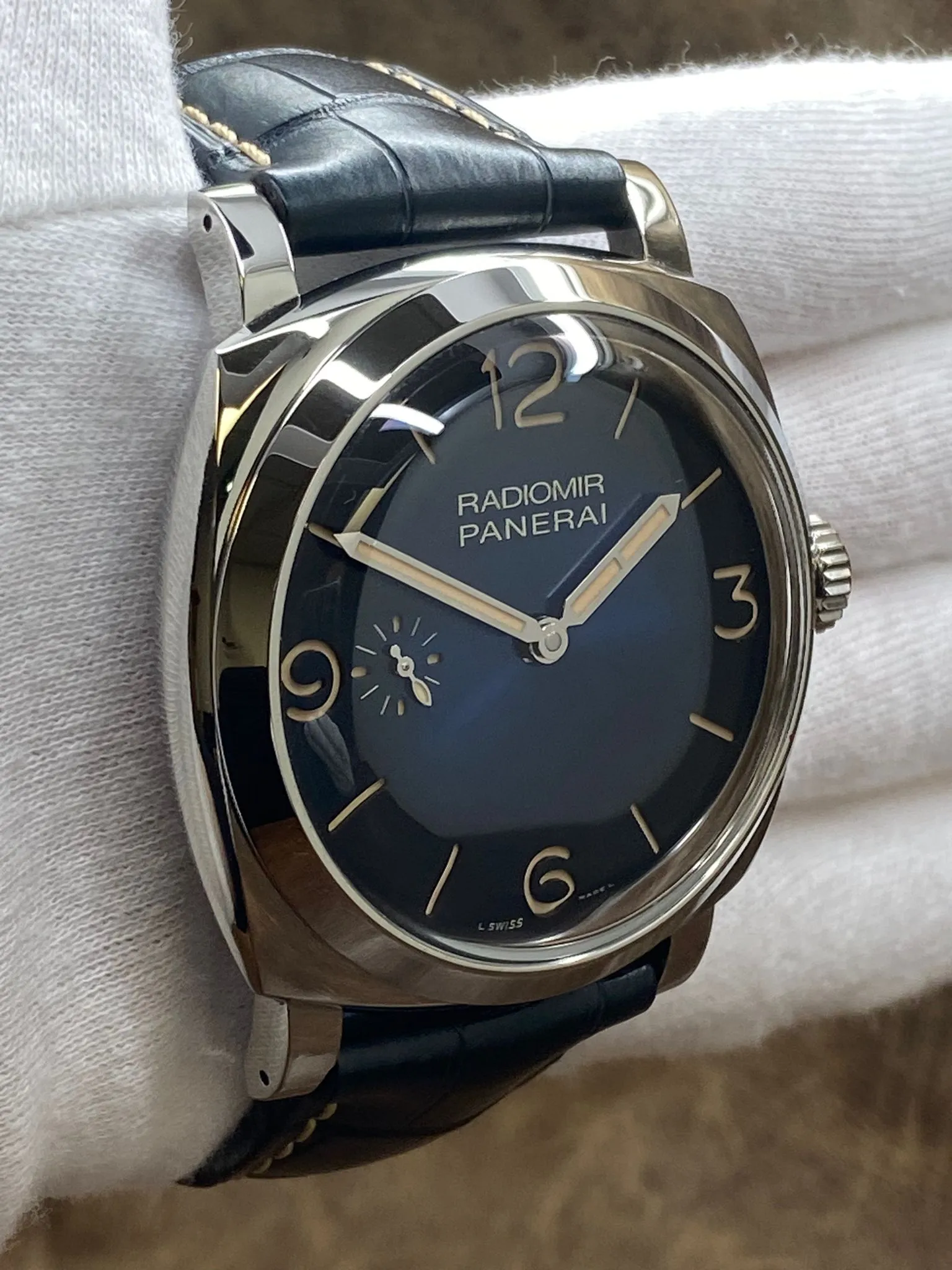Panerai Radiomir 1940 PAM00932 Mediterranero Blue Dial Manual Men's Watch