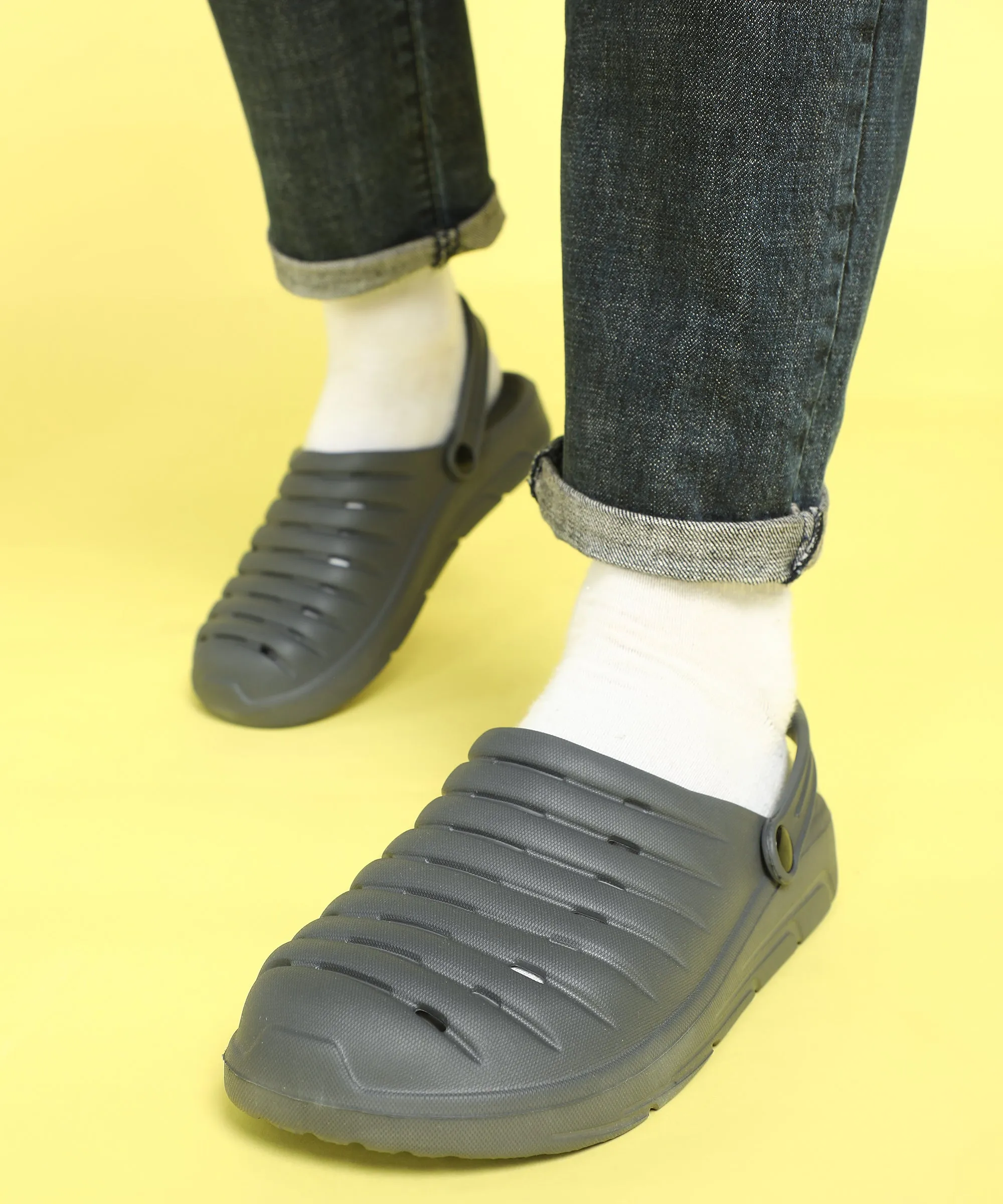 Paragon Blot K10911G Men Casual Clogs | Stylish,Durable | Casual & Comfortable | For Everyday Use