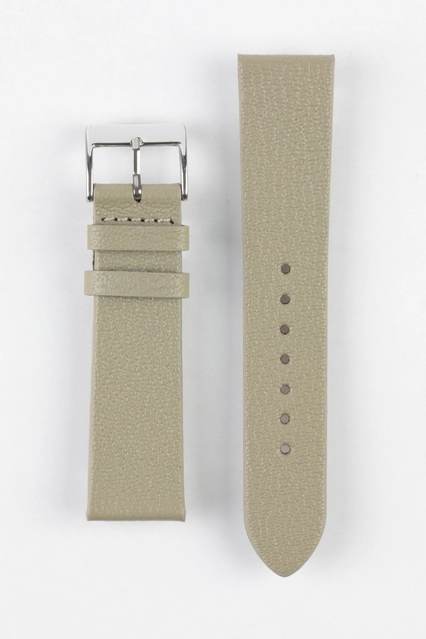 Pebro BILLY Genuine Goatskin Leather Watch Strap in GREY