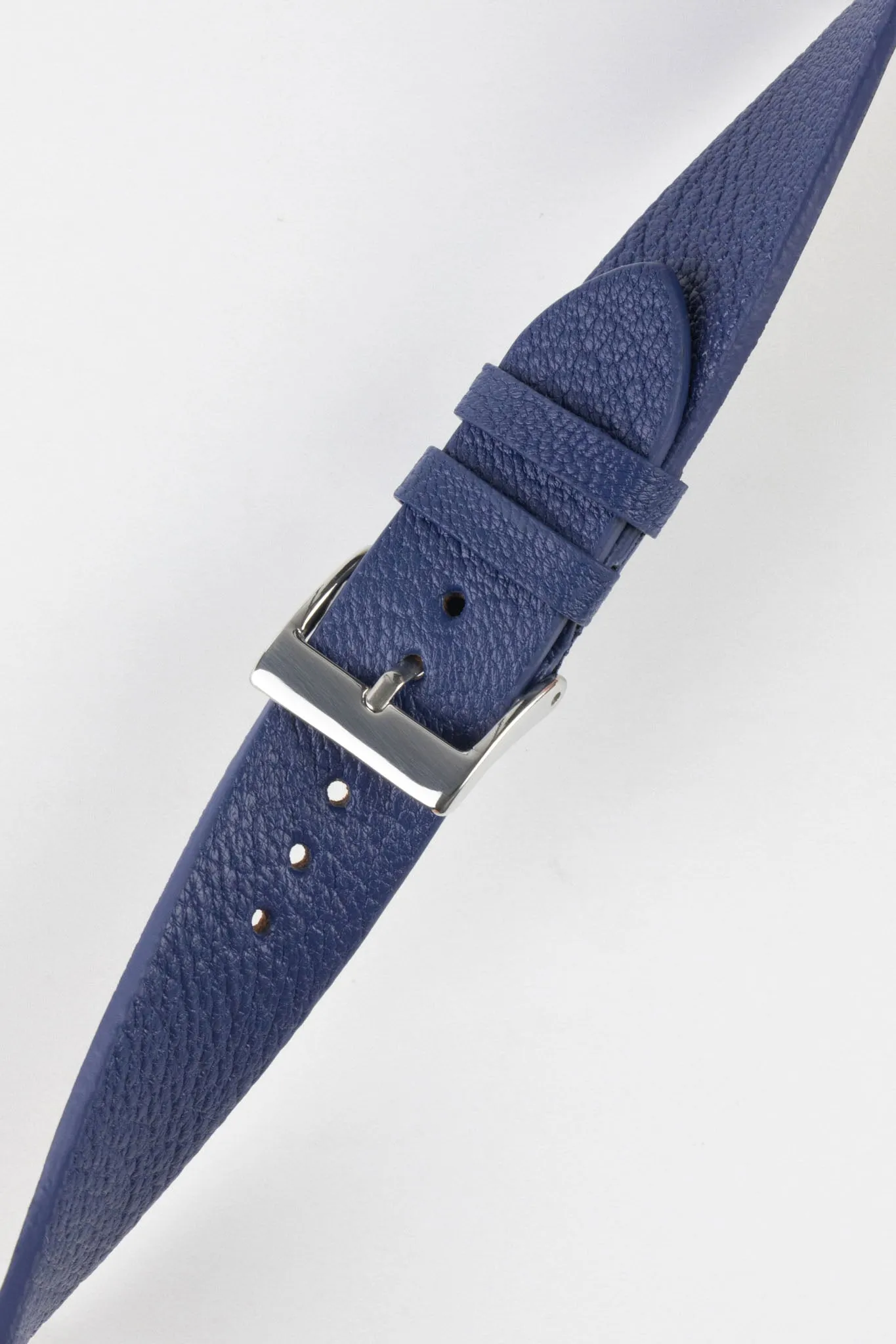 Pebro BILLY Genuine Goatskin Leather Watch Strap in NAVY BLUE