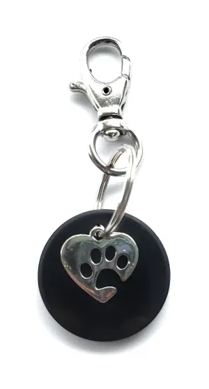 Pet Collar Shungite Charm (Large/Extra Large)