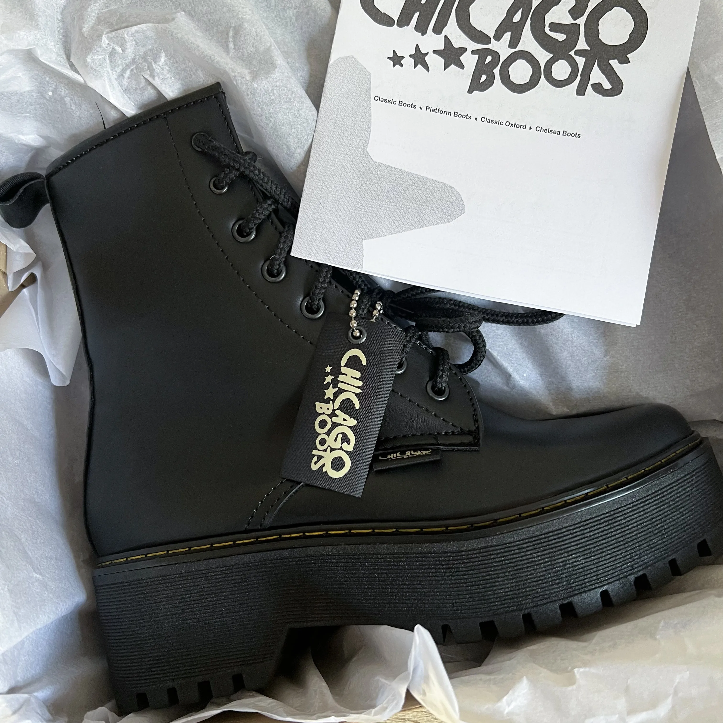 Platform Boots Negro