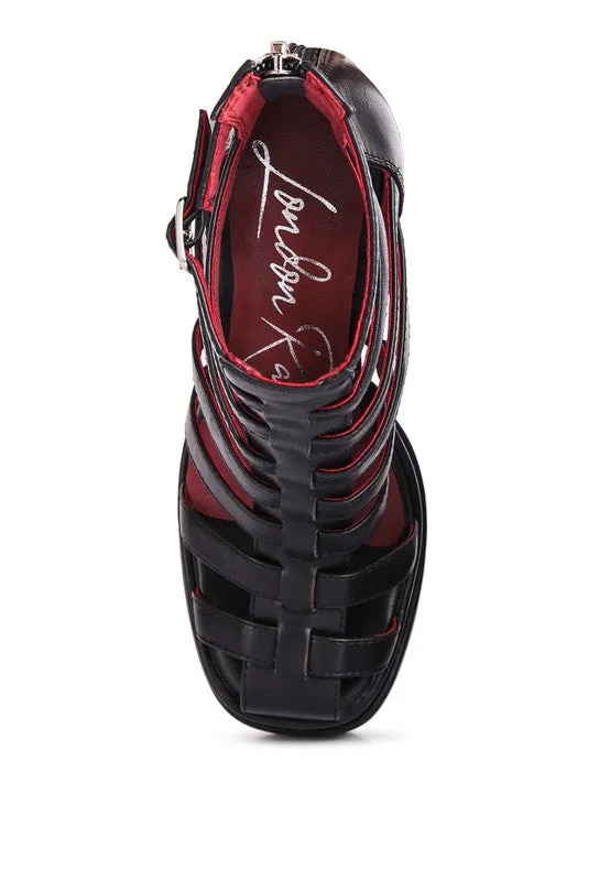 Platform Cage Boots