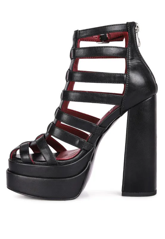 Platform Cage Boots
