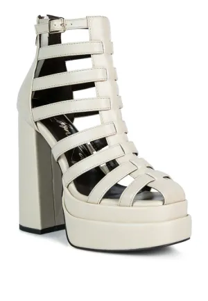 Platform Cage Boots