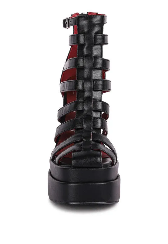 Platform Cage Boots