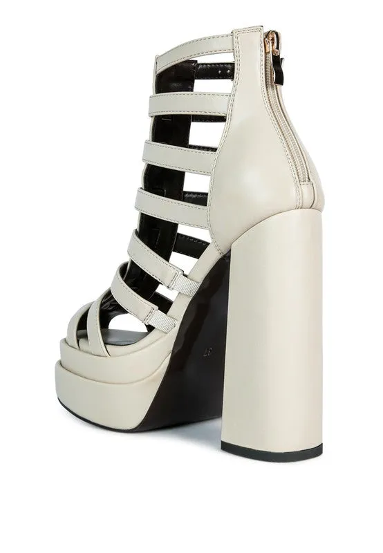 Platform Cage Boots