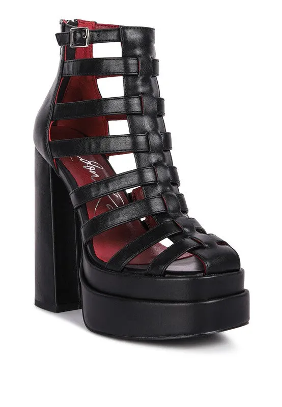 Platform Cage Boots