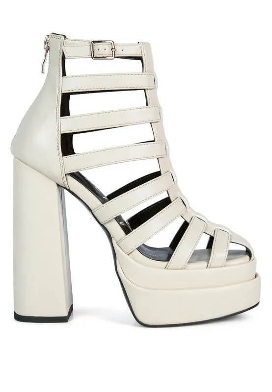 Platform Cage Boots