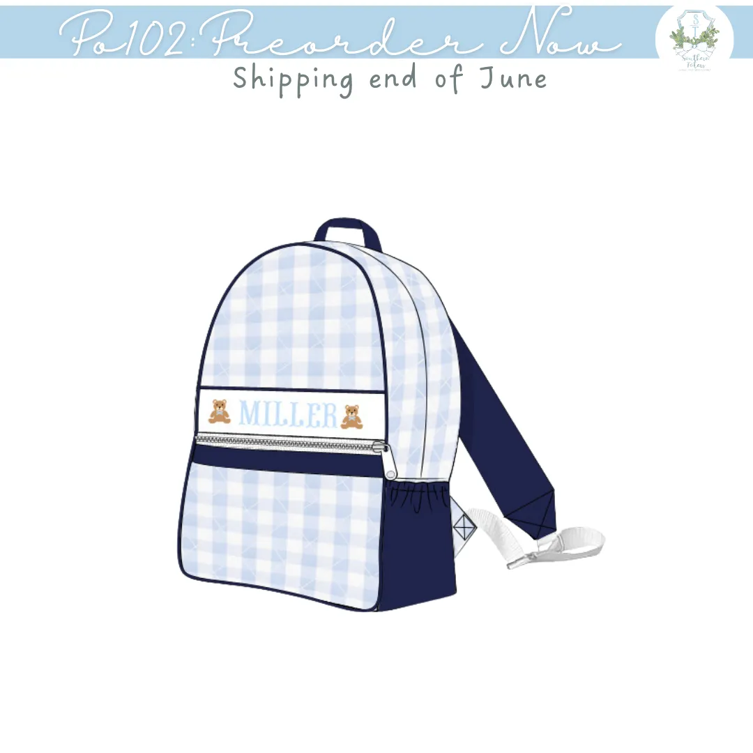 PO102: Teddy Bear Backpack