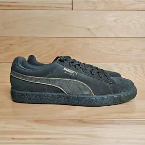 PUMA Mens Suede Foil FS Size 8.5 Sneakers Casual Shoe Olive Green Night Gold