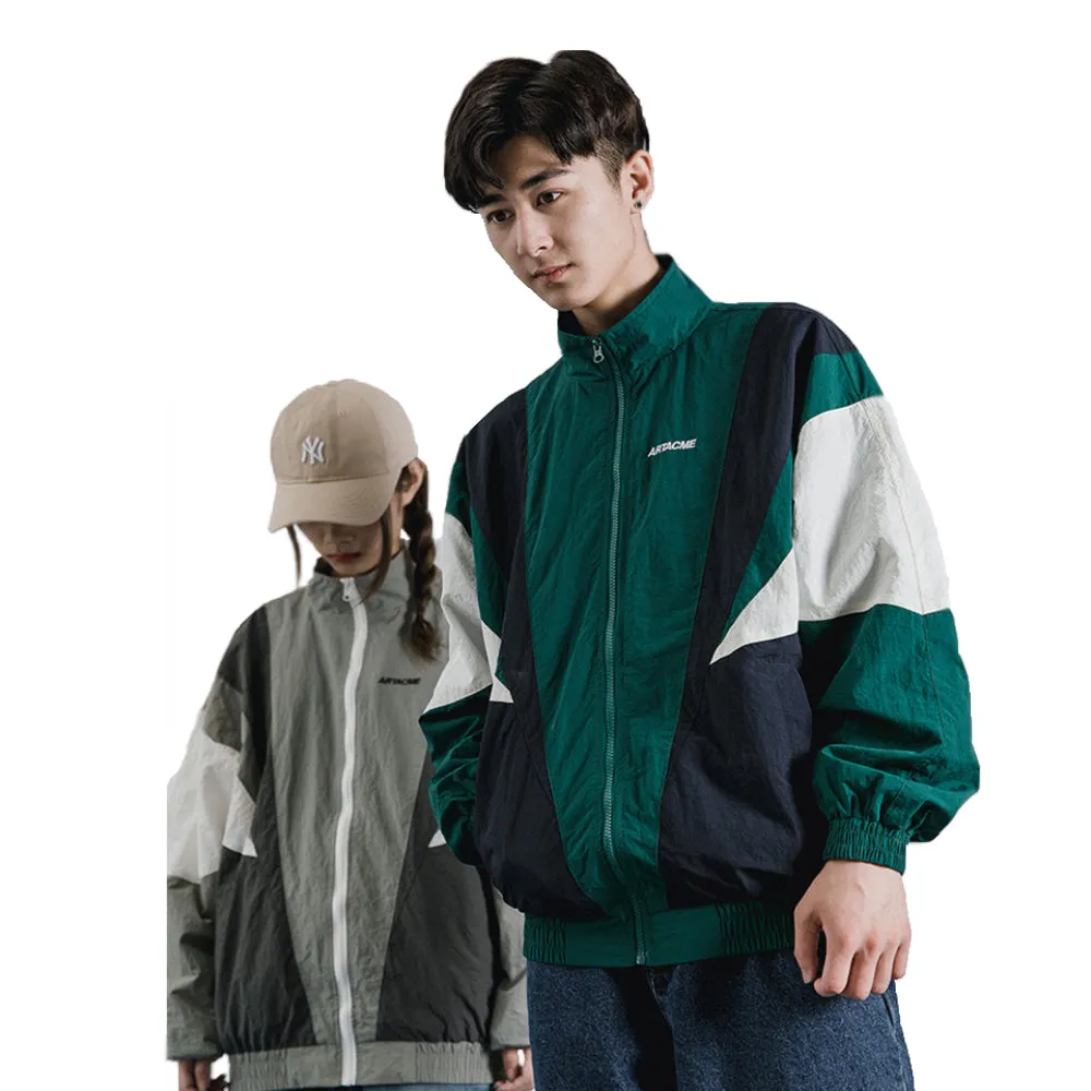 "ARTACME" Veste coupe vent retro Vert - URB1™