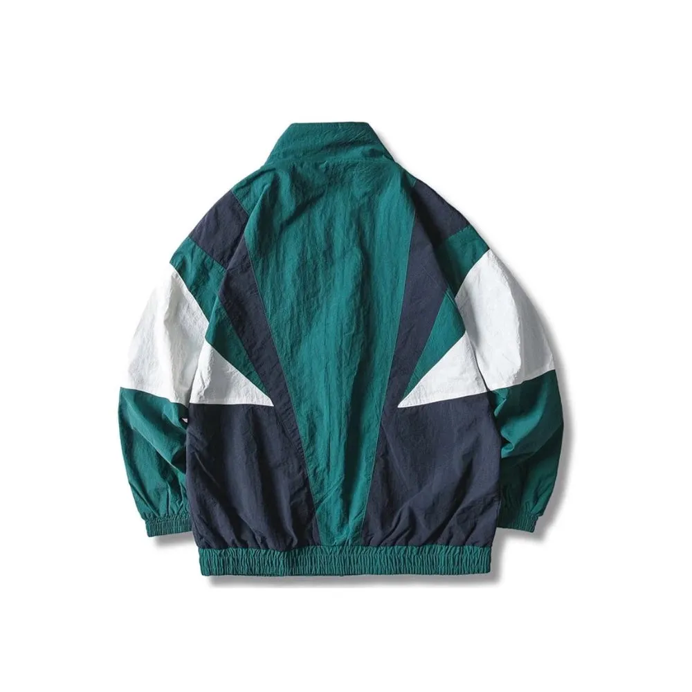 "ARTACME" Veste coupe vent retro Vert - URB1™