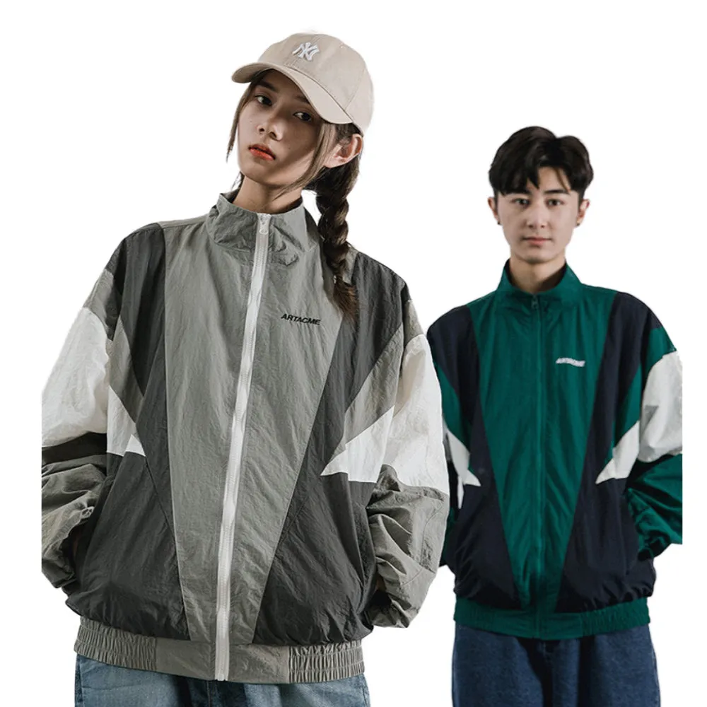 "ARTACME" Veste coupe vent retro Vert - URB1™