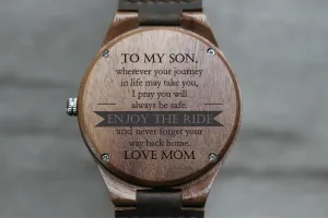 "Enjoy the Ride" - Wood Watch | The Burton