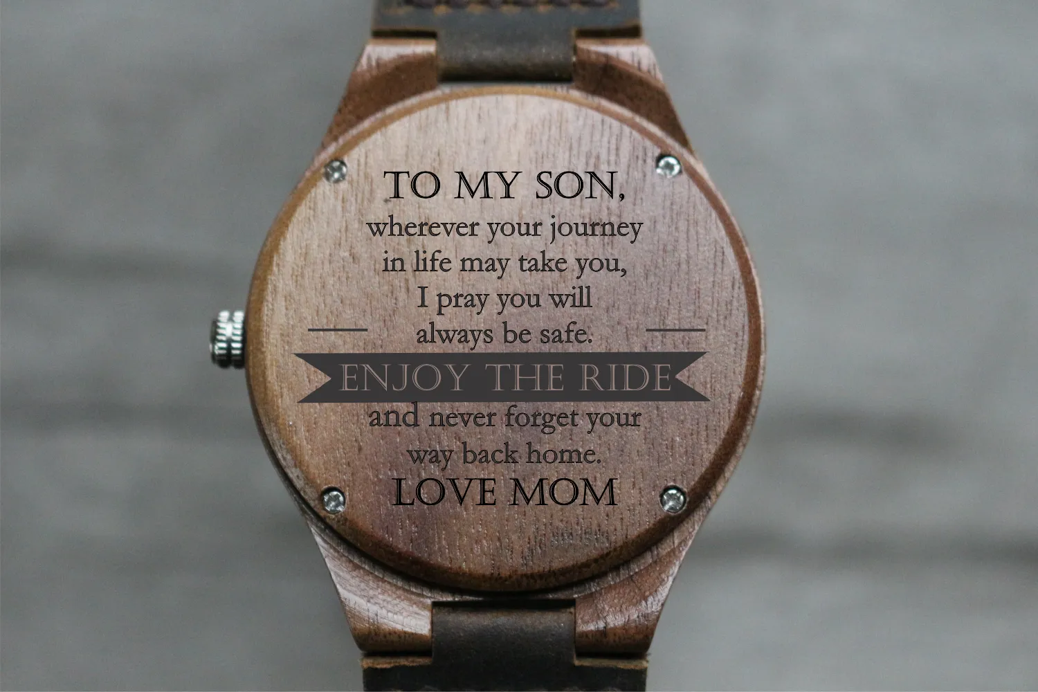 "Enjoy the Ride" - Wood Watch | The Burton