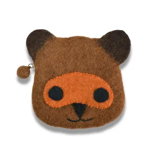 Raccoon Face Design Coin Purse