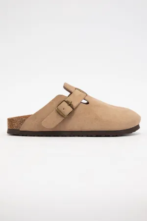 Regis Round Toe Clog w/ Buckle Detail