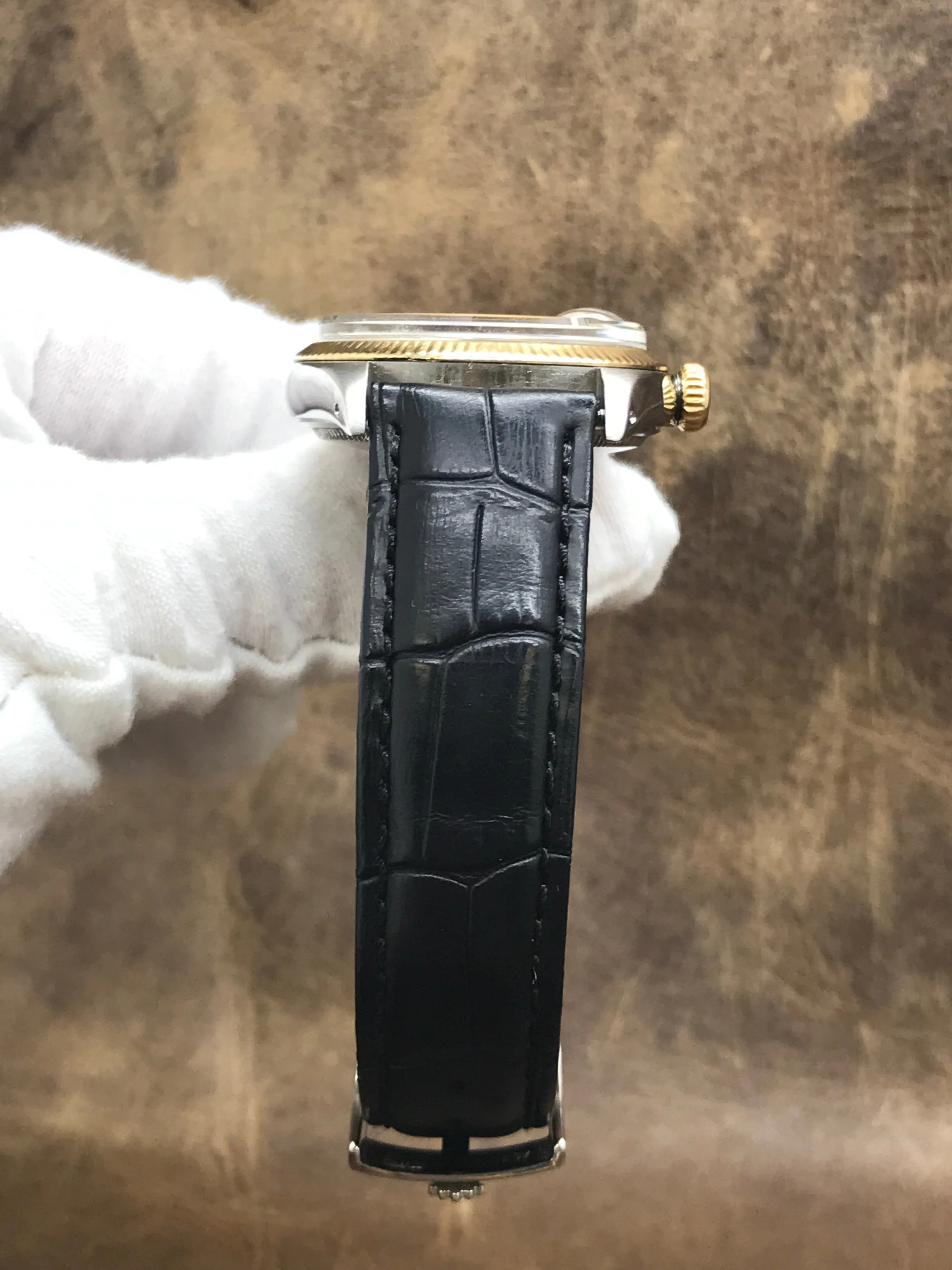 Rolex Air-King Date 5701 Champagne Dial Automatic Men's Watch