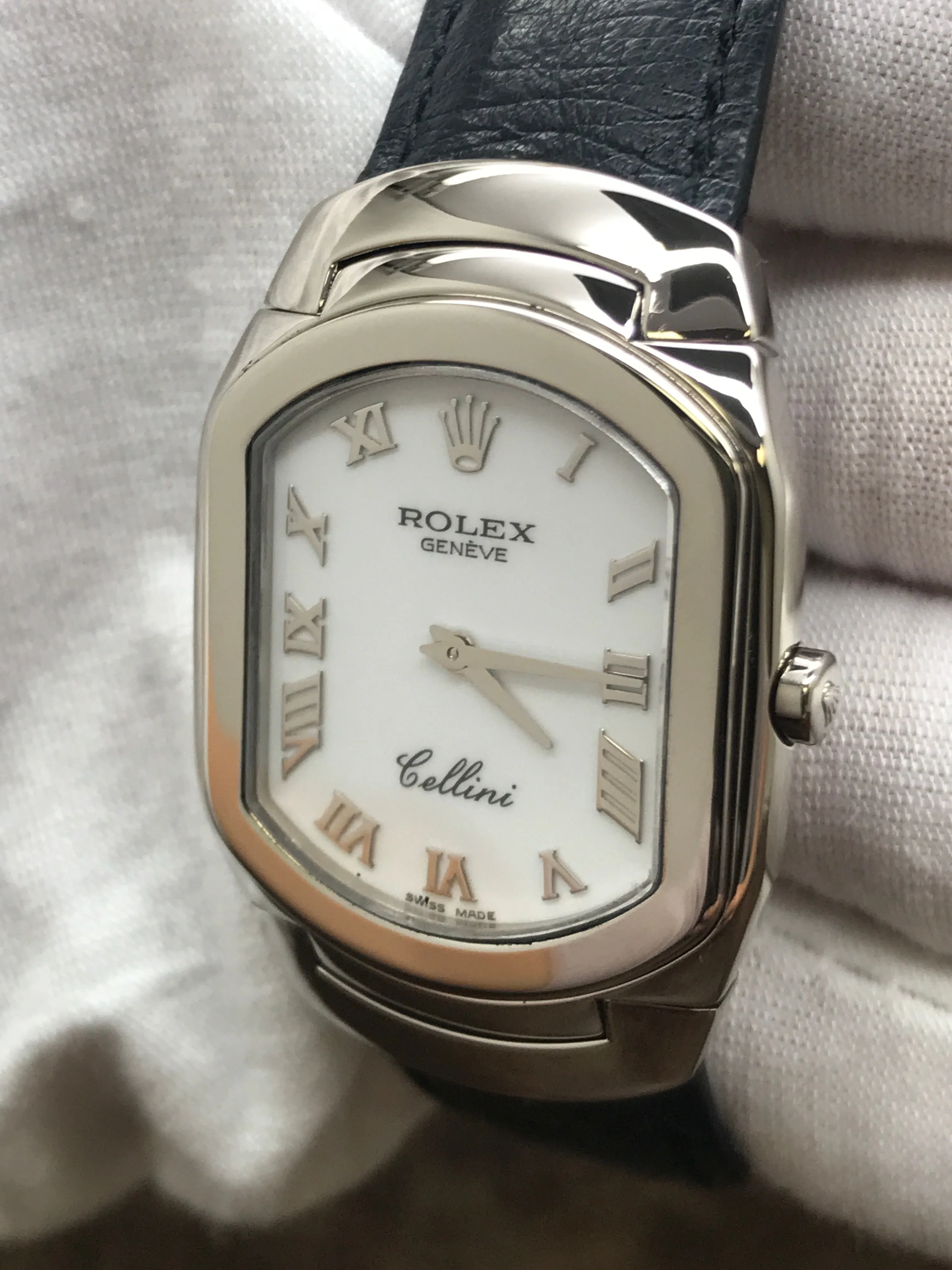 Rolex Cellini 6633 White Dial Quartz Watch