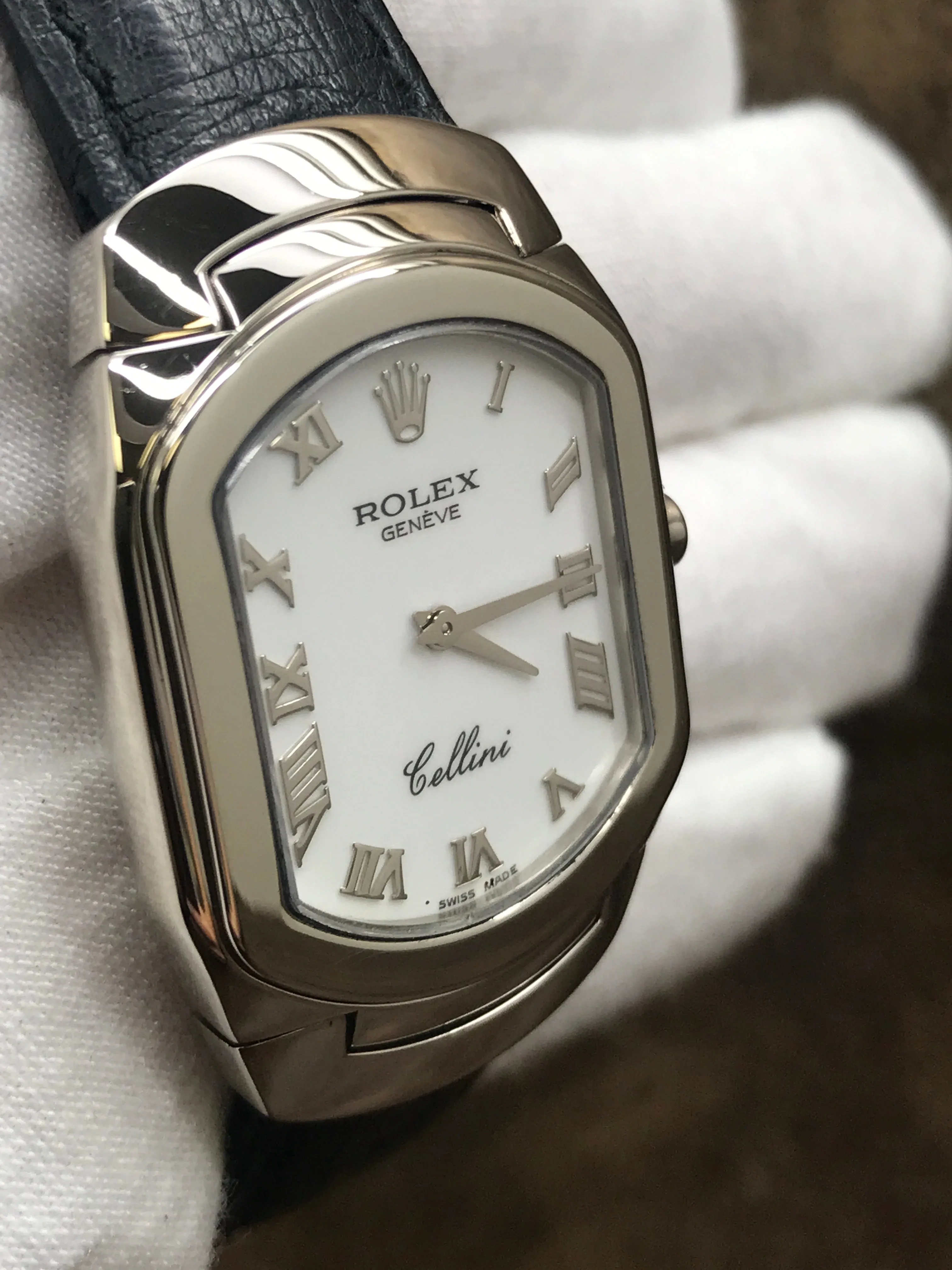 Rolex Cellini 6633 White Dial Quartz Watch