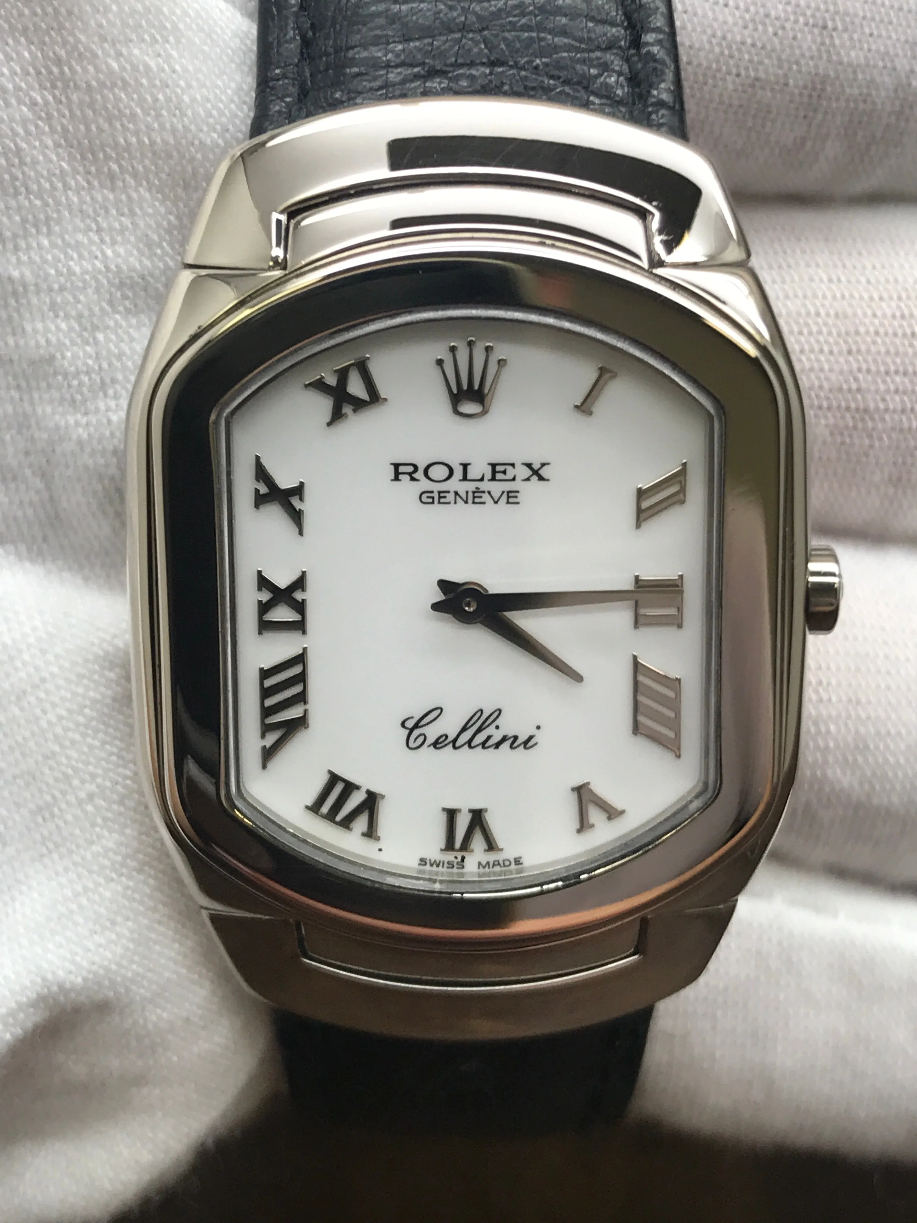 Rolex Cellini 6633 White Dial Quartz Watch