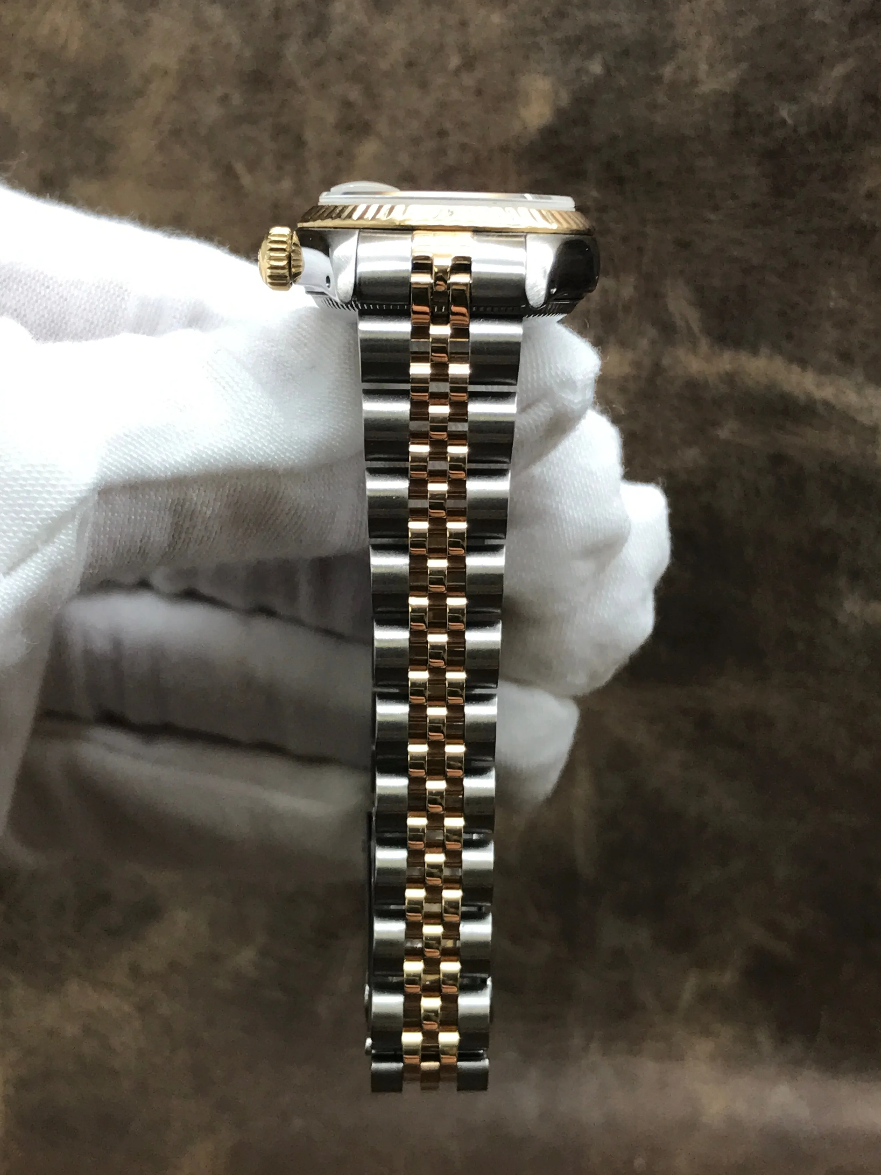 Rolex Datejust 26mm 69173 Custom Diamond Dial Automatic Women's Watch