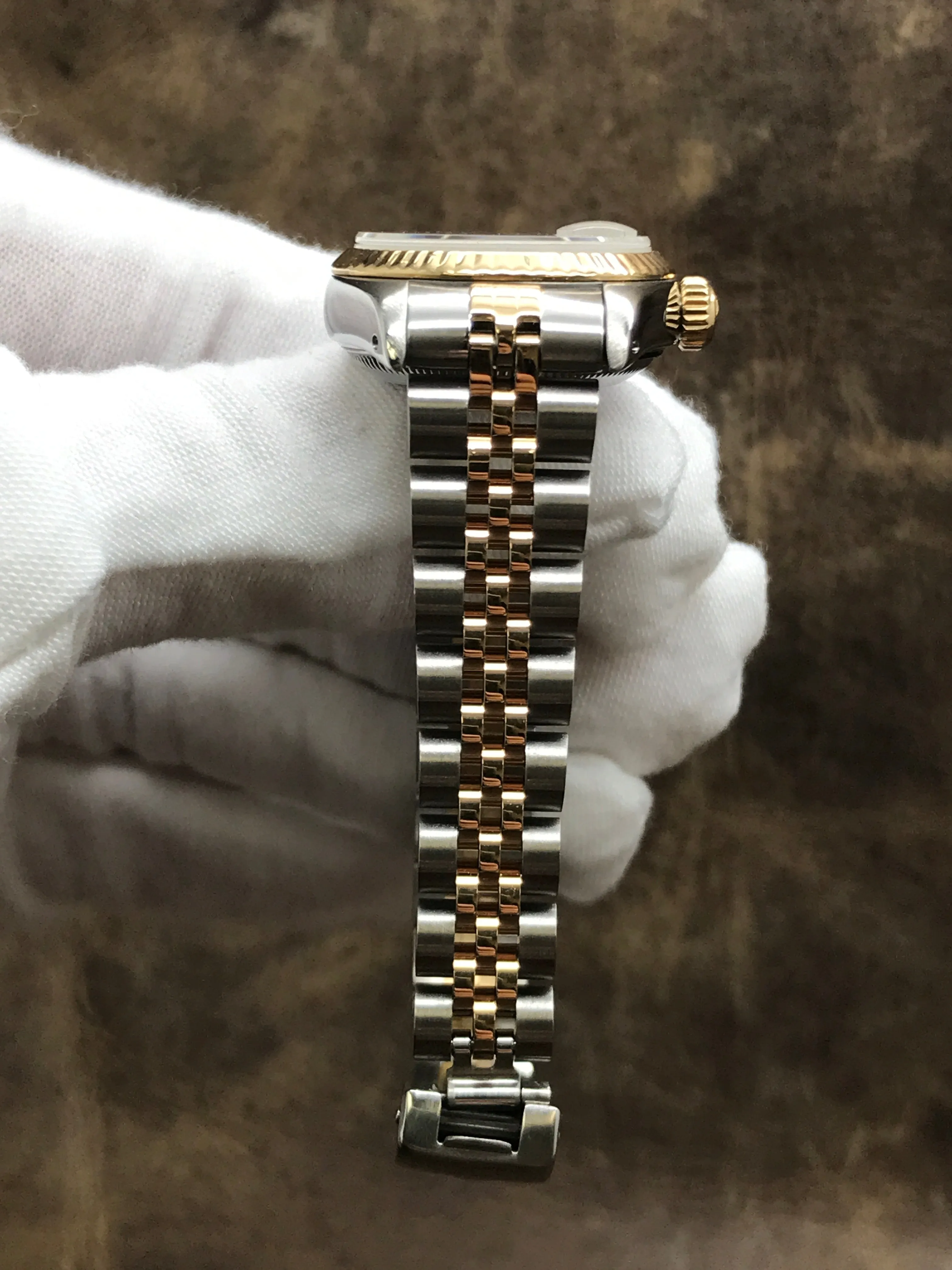 Rolex Datejust 26mm 69173 Custom Diamond Dial Automatic Women's Watch