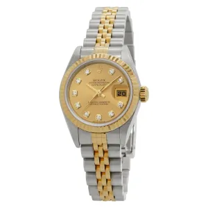 Rolex Datejust 26mm 79173 Champagne Dial Automatic Women's Watch