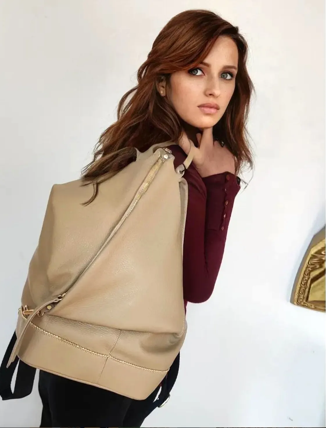 Samy Leather Backpack